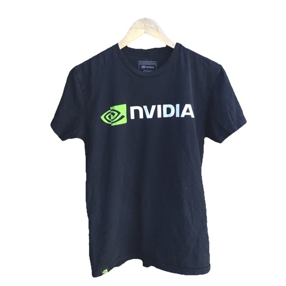 NVIDIA Other - NVIDIA Core Series Logo Graphic T-Shirt Black Tech Promo Tee Men's Small